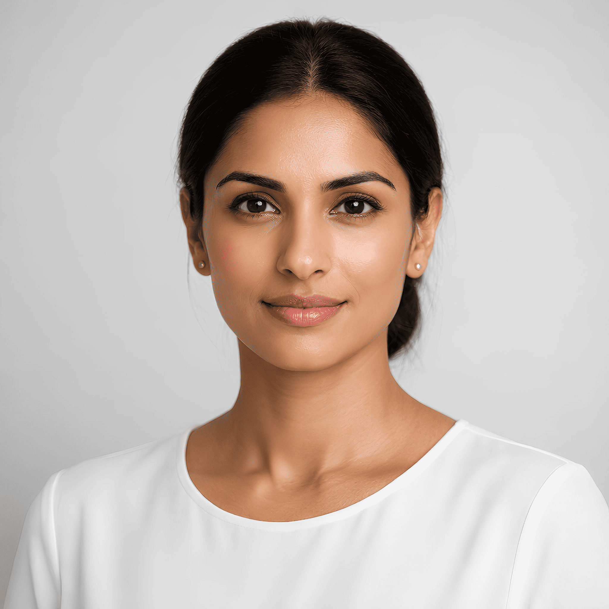 Regular visible facial image